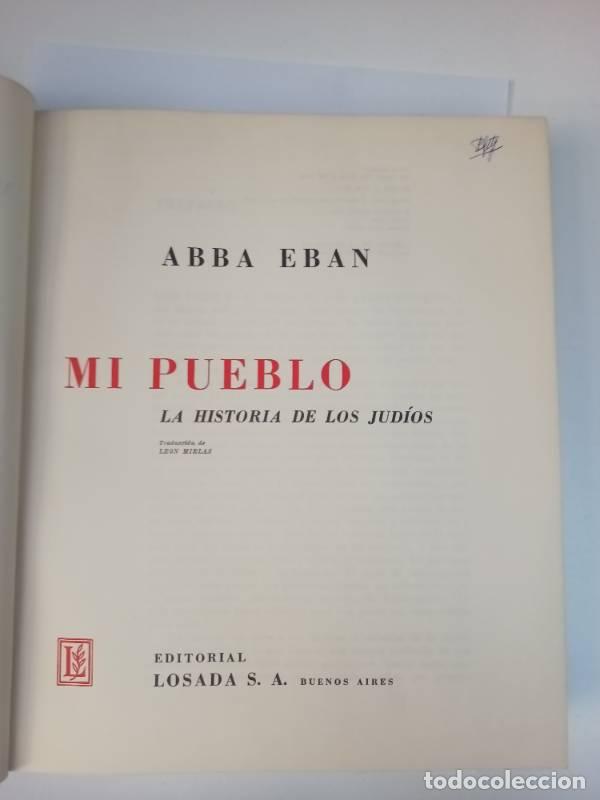 Libros: Mi pueblo la historia de los jud&iacute;os - Abba Eban - Foto 1