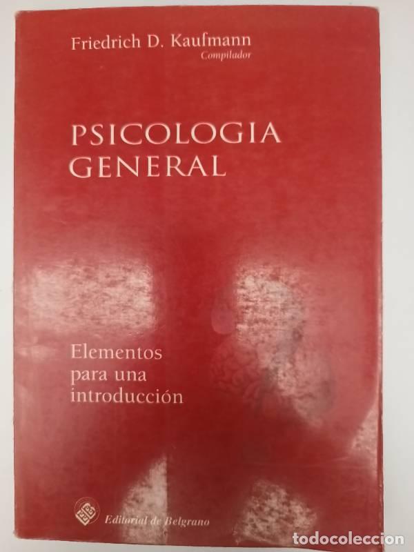 Libros: Psicologia General - Friedrich D. - Kaufmann - Foto 1