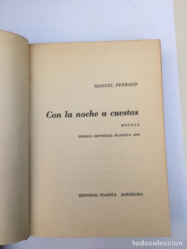 Libros: Con la noche a cuestas - M. Ferrand - Foto 1