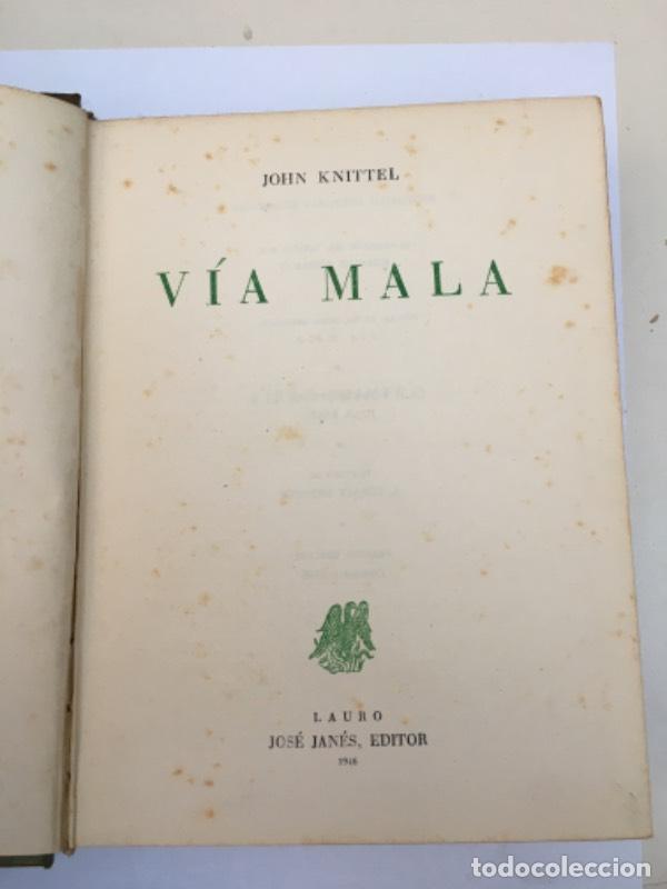 Libros: V&iacute;a mala - John Knittel - John Knittel - Foto 1