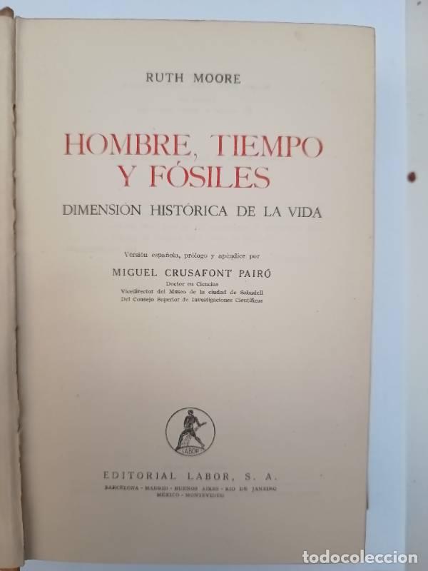 Libros: Hombre tiempo y f&oacute;siles - Moore - Foto 1