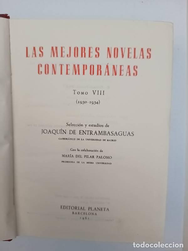 books: Las mejores novelas contempor&aacute;neas 1930-1934 - Joaqu&iacute;n de Entrambasaguas
