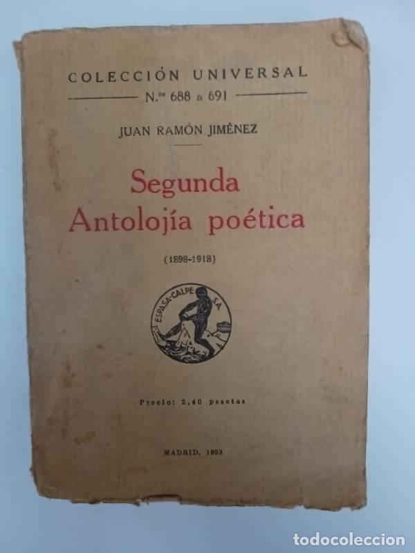 Libros: Segunda antoloj&iacute;a po&eacute;tica - Juan Ramon Jimenez