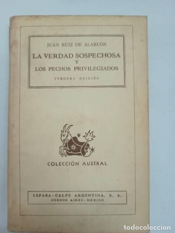 Libri di seconda mano: La verdad sospechosa - Juan Ruiz de Alarcon
