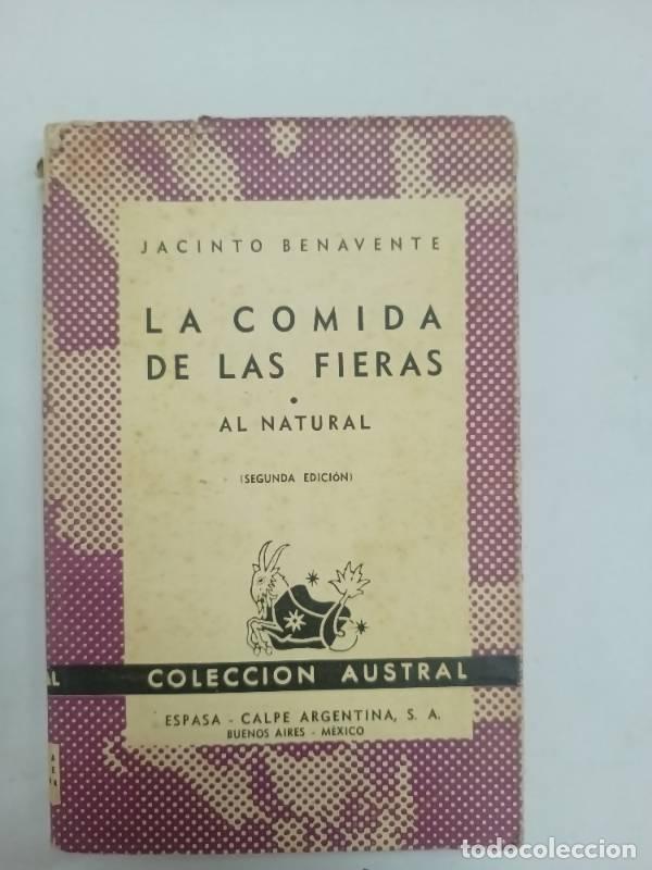 books: La comida de las fieras - Jacinto Benavente