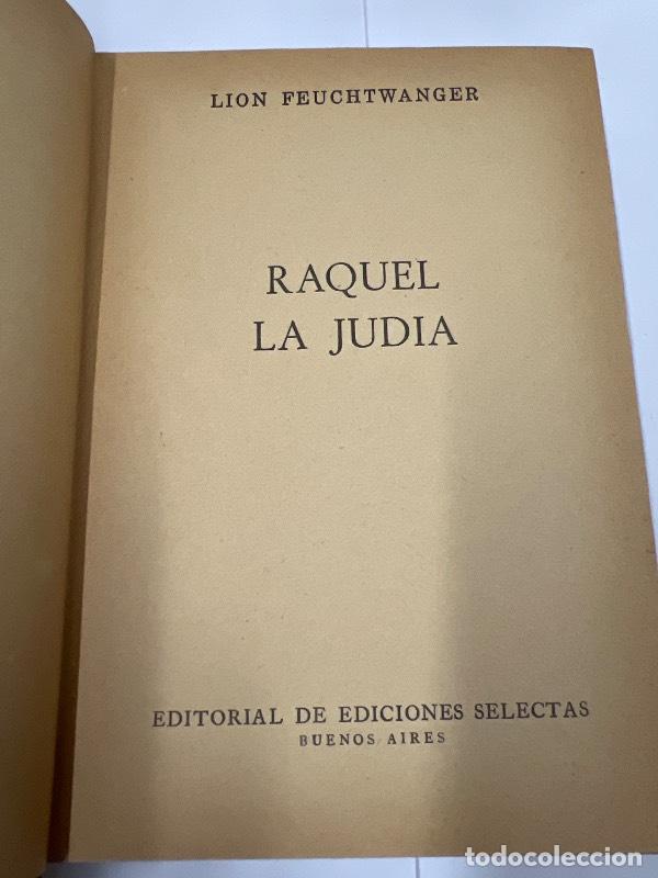 Libros: Raquel la judia - Lion Feuchwanger - Foto 1