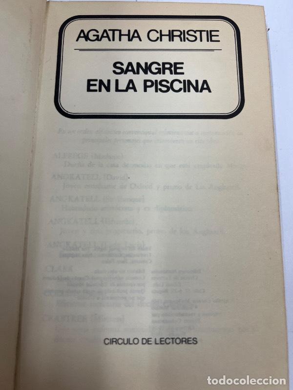 Libri di seconda mano: Sangre en la piscina - Agatha Crhistie