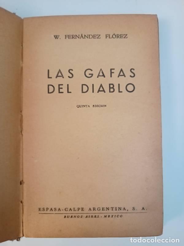 B&uuml;cher: Las gafas del diablo - W. Fern&aacute;ndez Florez