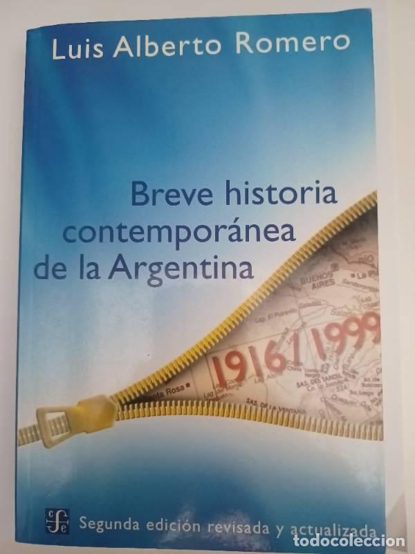 Libros: Breve historia contempor&aacute;nea de la Argentina - Luis Alberto Romero