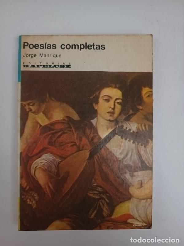 Libri di seconda mano: Poes&iacute;as completas - Jorge Manrique - Jorge Manrique