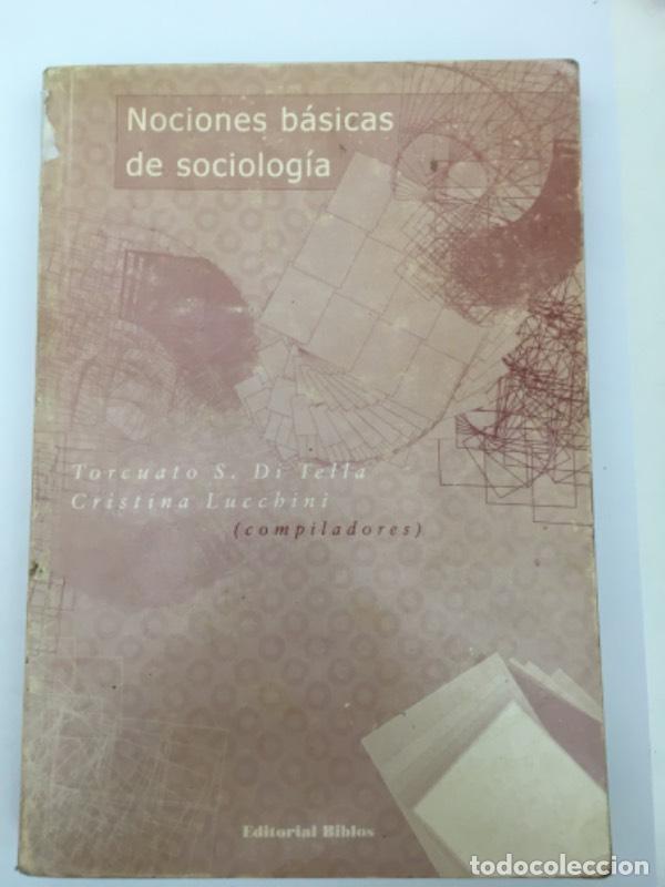 Libros: Nociones Basicas De Sociologia - Torcuato S. Di Tella - Foto 1