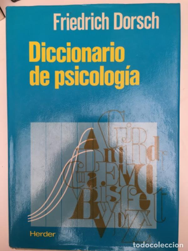 Libros: Diccionario de psicolog&iacute;a - Dorsch, Friedrich - Foto 1