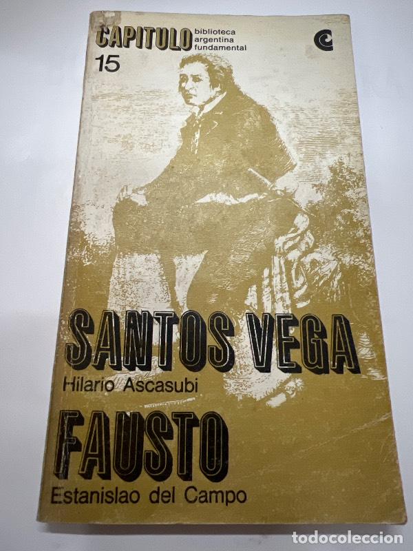 Libros: Santos vega - Hilario Ascasubi - Foto 1