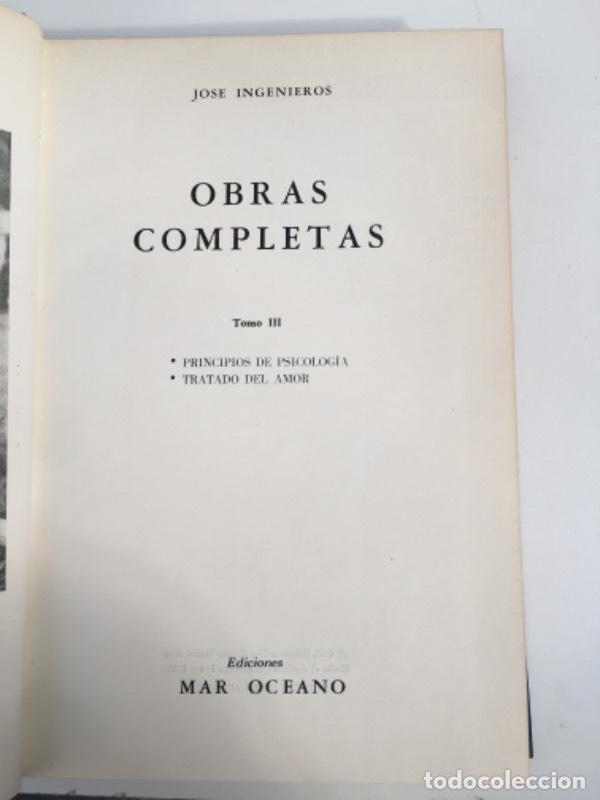 Libros: Obras completas III - Jos&eacute; Ingenieros - Foto 1