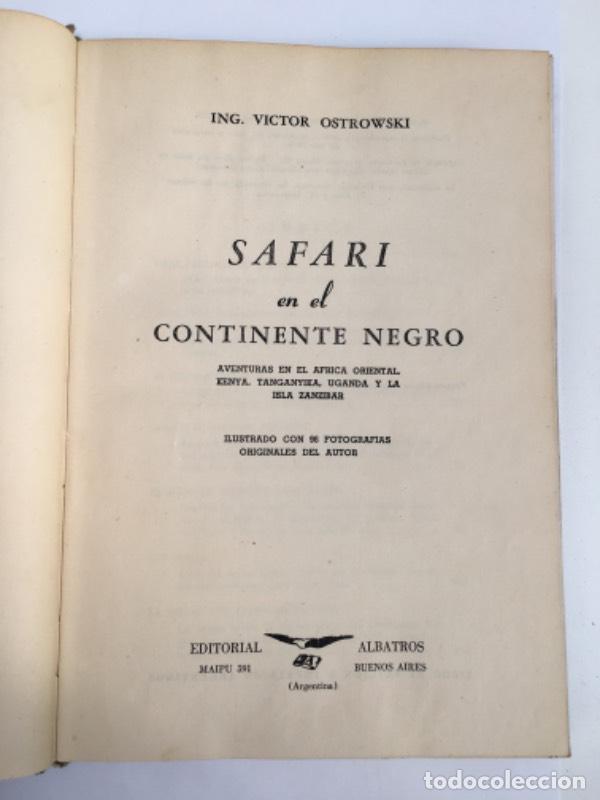 Libros: Safari en el continente negro - Victor Ostrowski