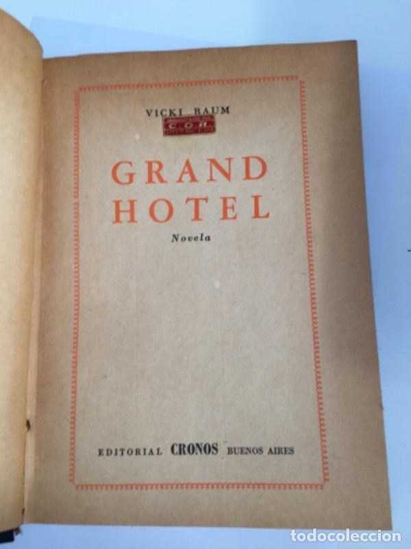 Libros: Grand hotel - V. Baum - Foto 1