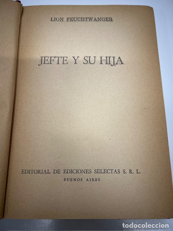 Libros: Jefte y su hija - Lion Feuchtwanger - Foto 1