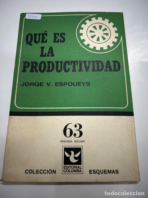 Libros: Que es la productividad - Jorge Espoueys - Foto 1