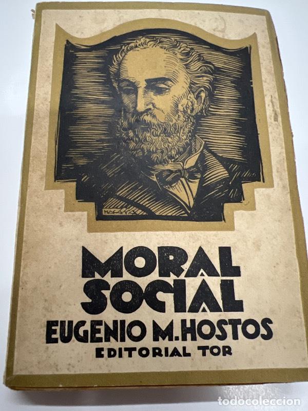 Libros: Moral social - Eugenio Hostos