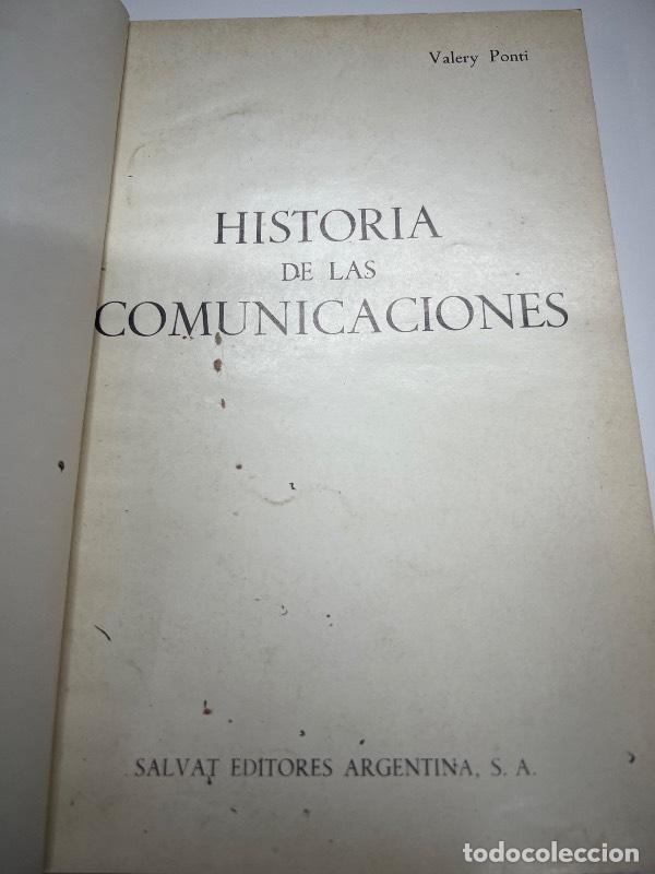 Libros: Historia de las comunicaciones - Valery Ponti - Foto 1