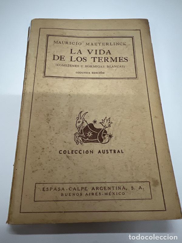Libros: La vida de los termes - Mauricio Maeterlinck - Foto 1