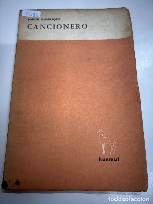 Libros: Cancionero - Jorge Manrique - Foto 1