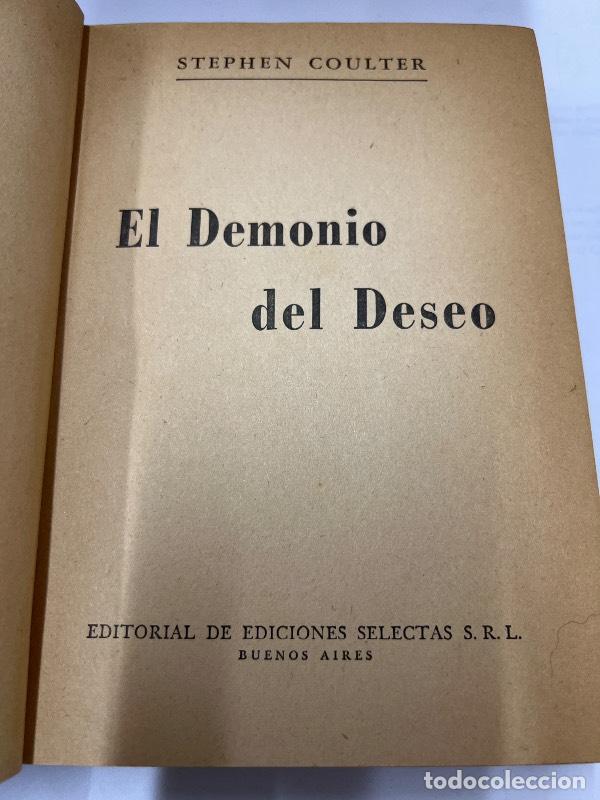 Libros: El demonio del deseo - Stephen Coulter - Foto 1