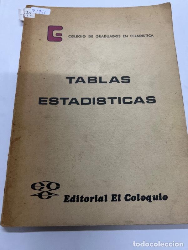 Libros: Tablas estadisticas - Varios autores - Foto 1