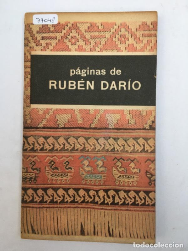 Libros: P&aacute;ginas de Rub&eacute;n Dario - Rub&eacute;n Dar&iacute;o - Foto 1