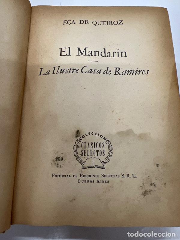 Libros: El mandarin la lustre casa de ramires - Eca de Queiroz - Foto 1
