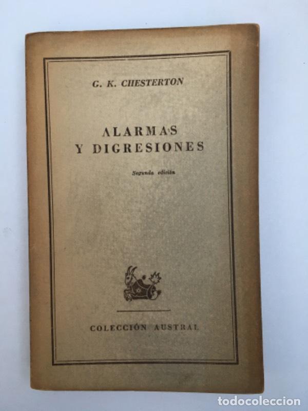 Libri di seconda mano: Alarmas y digresiones - G.K. Chesterton