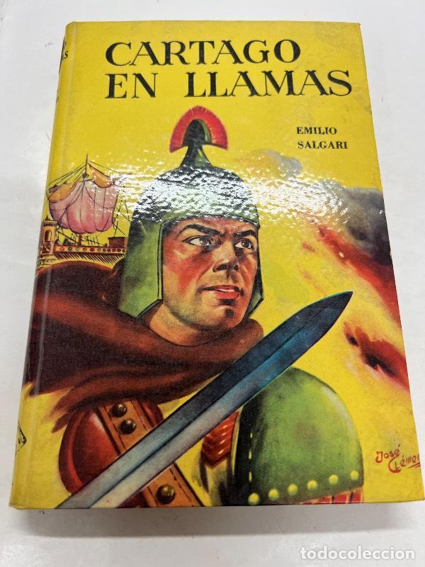 Libros: Cartago en llamas - Emilio Salgari - Foto 1