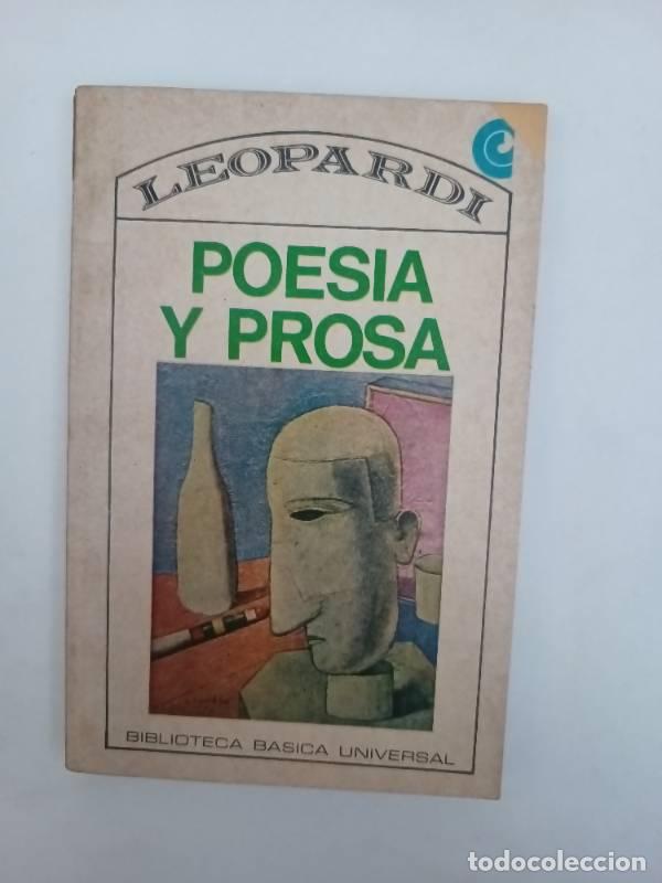 Libros: Poes&iacute;a y prosa - Leopardi - Foto 1