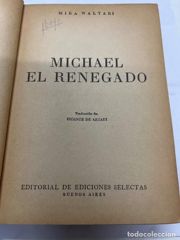Libros: Michael el renegado - Mika Waltari - Foto 1