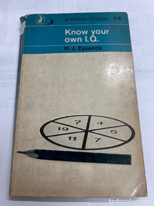 Libri di seconda mano: Know your own i.q - H.J. Eysenck