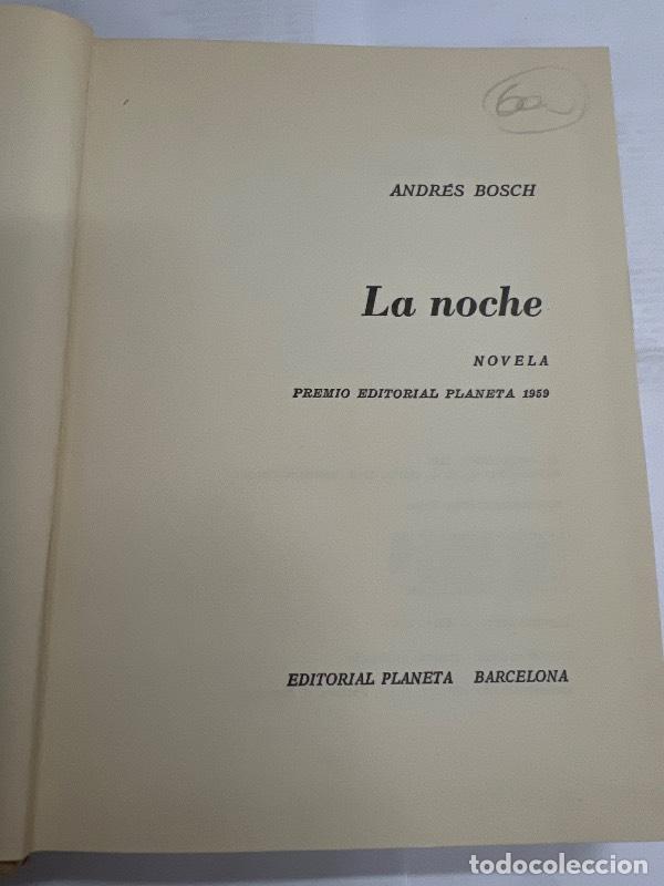 Libros: La noche - Andres Bosch - Foto 1