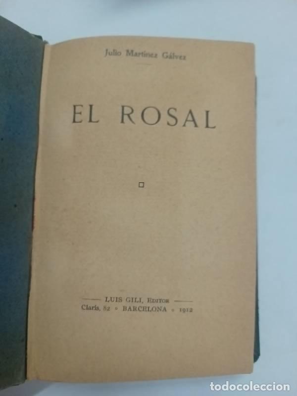 books: El rosal - Julio Martinez Galvez