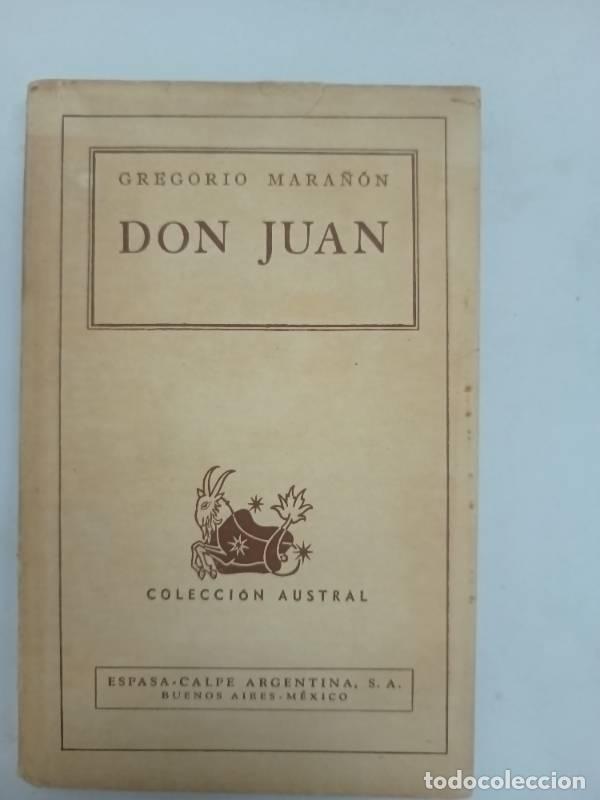 Libros: Don Juan - Gregorio Mara&ntilde;on - Foto 1