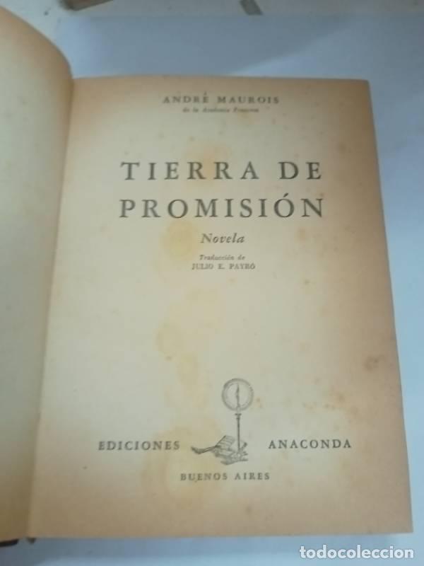 Libros: Tierra de promisi&oacute;n - Andre Maurois - Foto 1