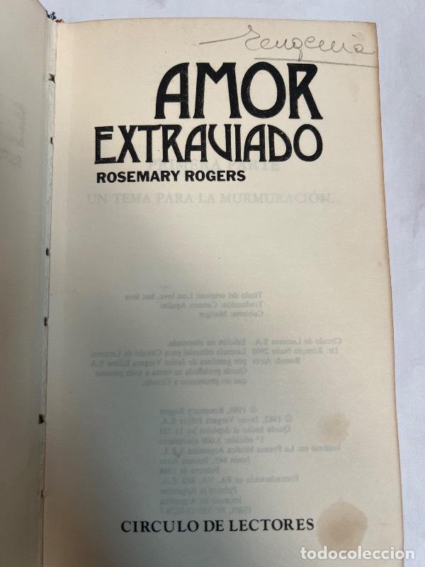 Libros: Amor extraviado - Rosemary Rogers - Foto 1