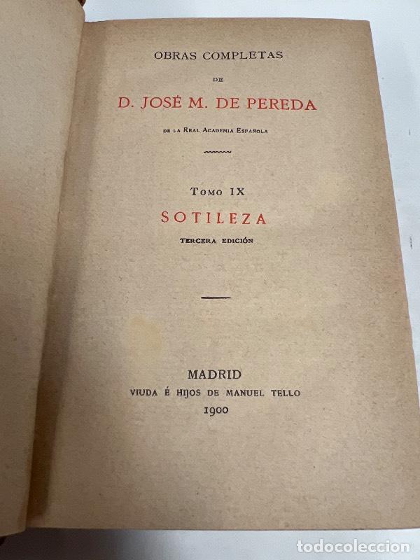 Libros: Sotileza - Pereda - Foto 1