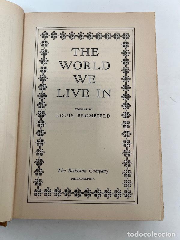 Libros: The world we live in - Louis Bromfield - Foto 1