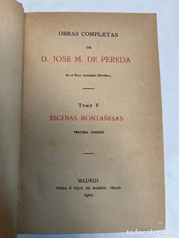 Libros: Escenas monta&ntilde;esas - Pereda - Foto 1
