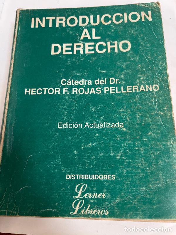 Libros: Introduccion al derecho - Hector Pellerano - Foto 1