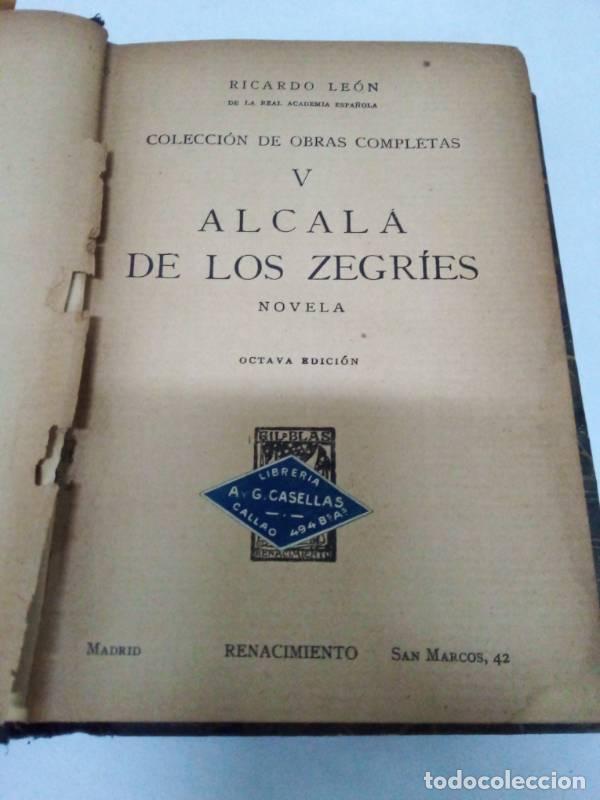 Libros: Alcala de los zegries - Ricardo Leon - Foto 1