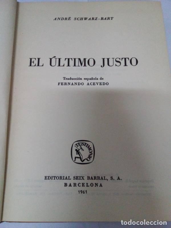 Libros: El ultimo justo - Andre Schwarz Bart - Foto 1