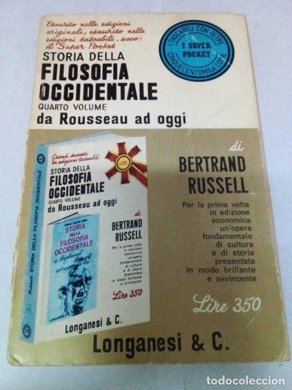 Livros em segunda m&atilde;o: Storia della filosofia occidentale vol 4 - Bertrand Russell