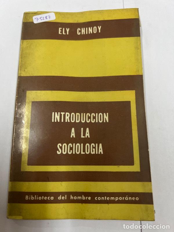 Libros: Introduccion a la sociologia - Ely Chinoy - Foto 1