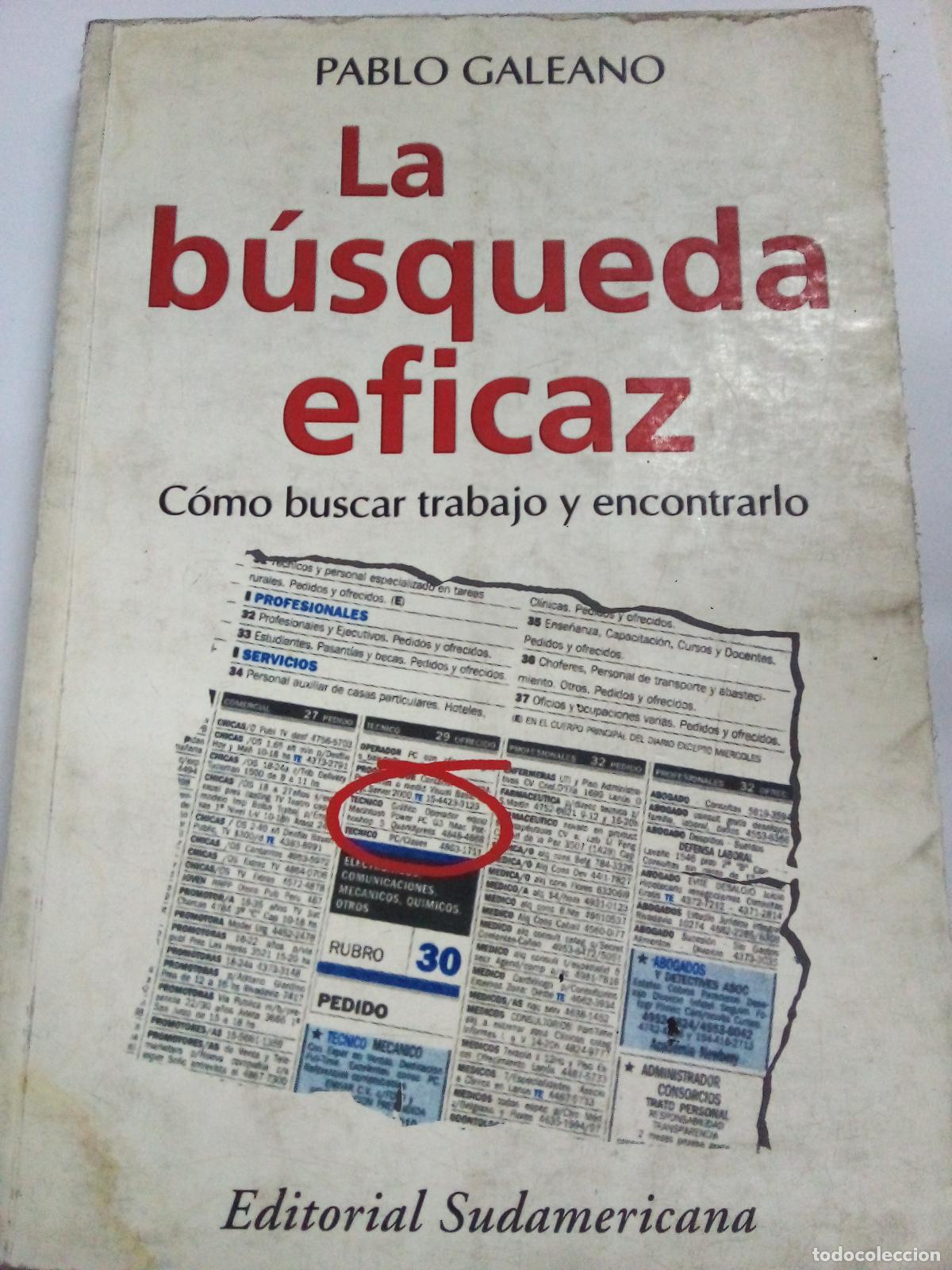Libros: La Busqueda Eficaz - Pablo Sergio Galeano - Foto 1
