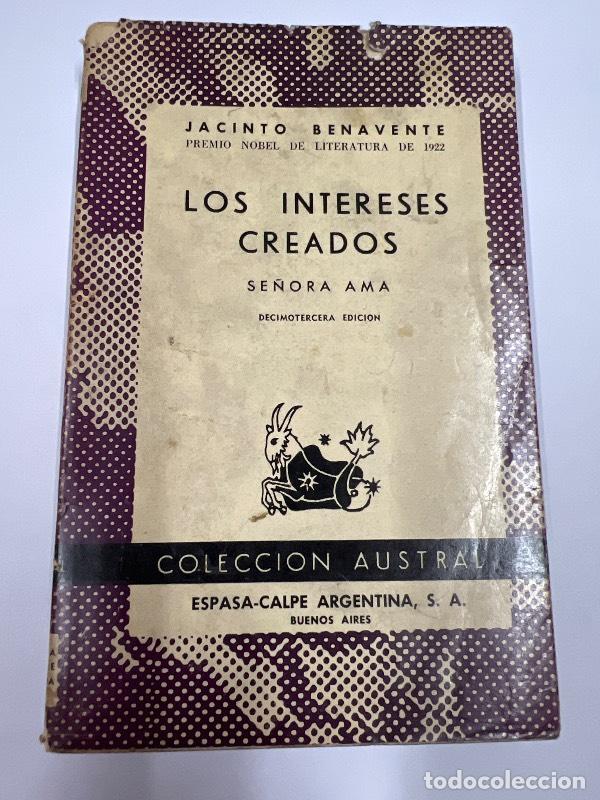 Libros: Los intereses creados - Jacinto Benavente - Foto 1